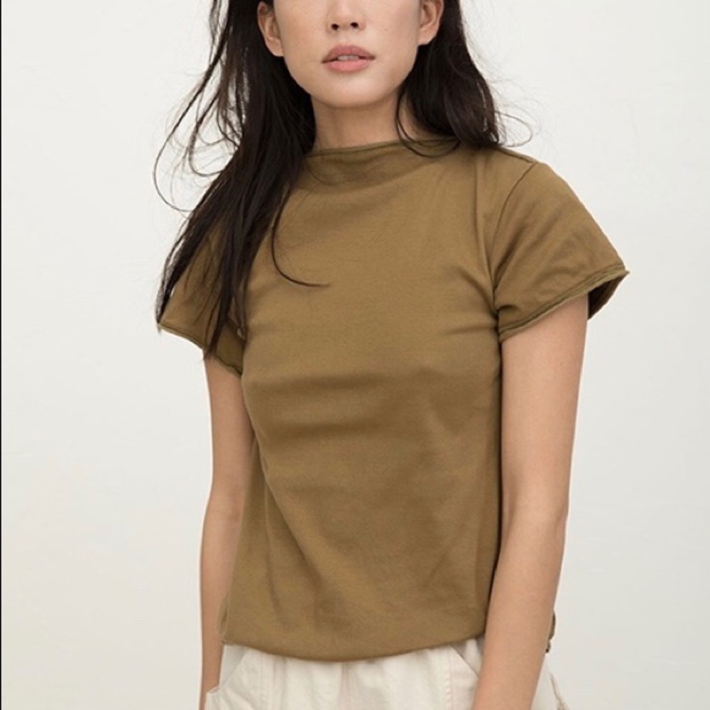 Elizabeth Suzann/ Alabama Chanin Eva Tee in Ochre